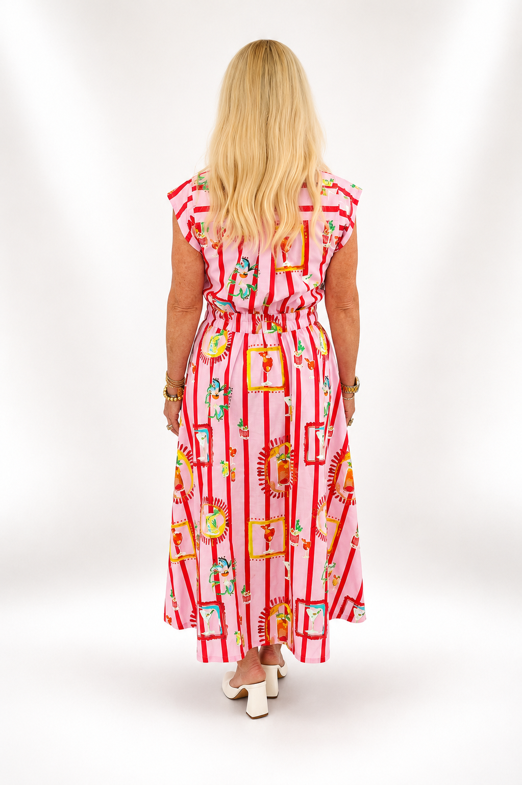 Sorbetto Shirt Midi Dress
