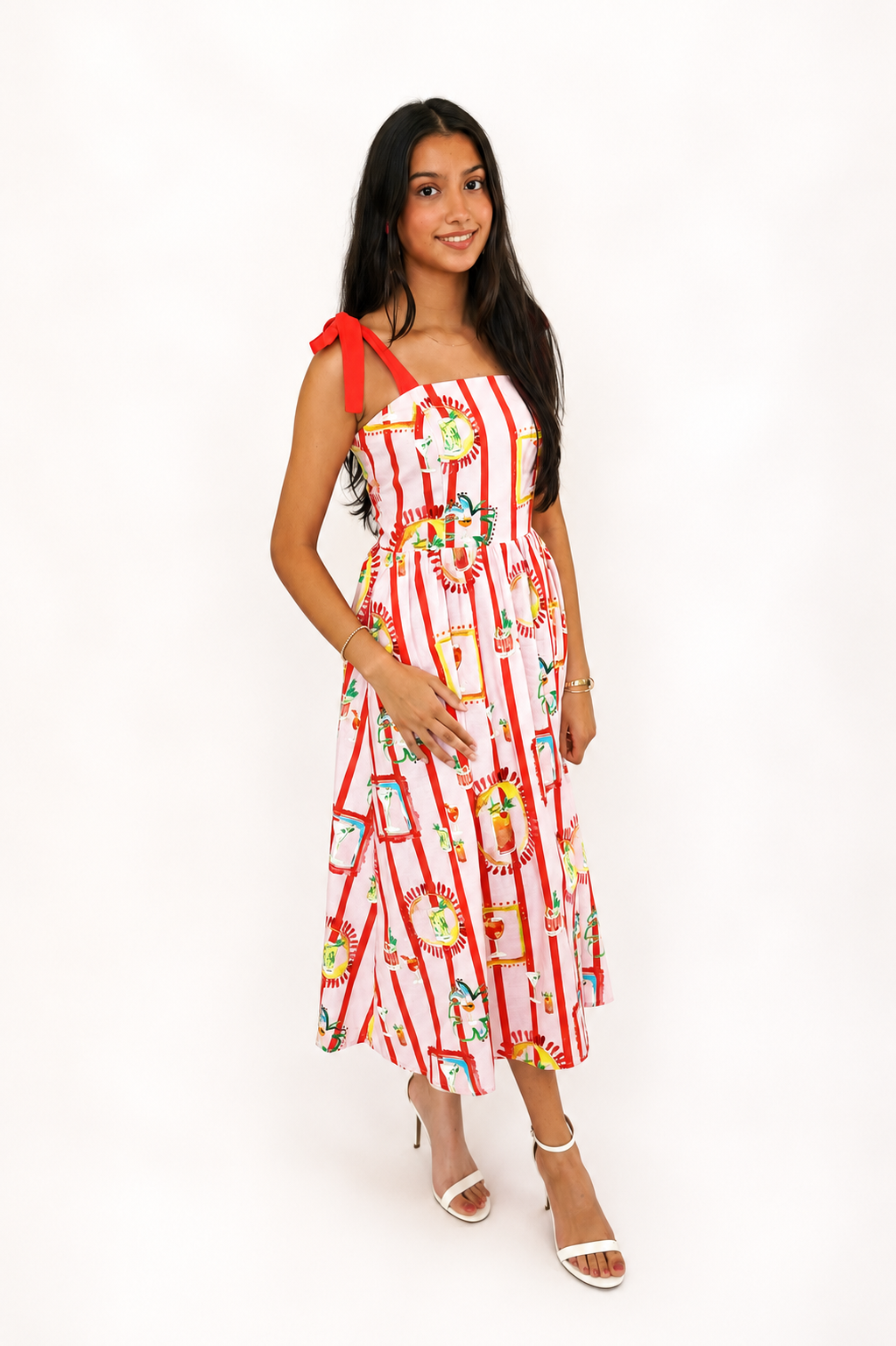 Sorbetto Strap Maxi Dress