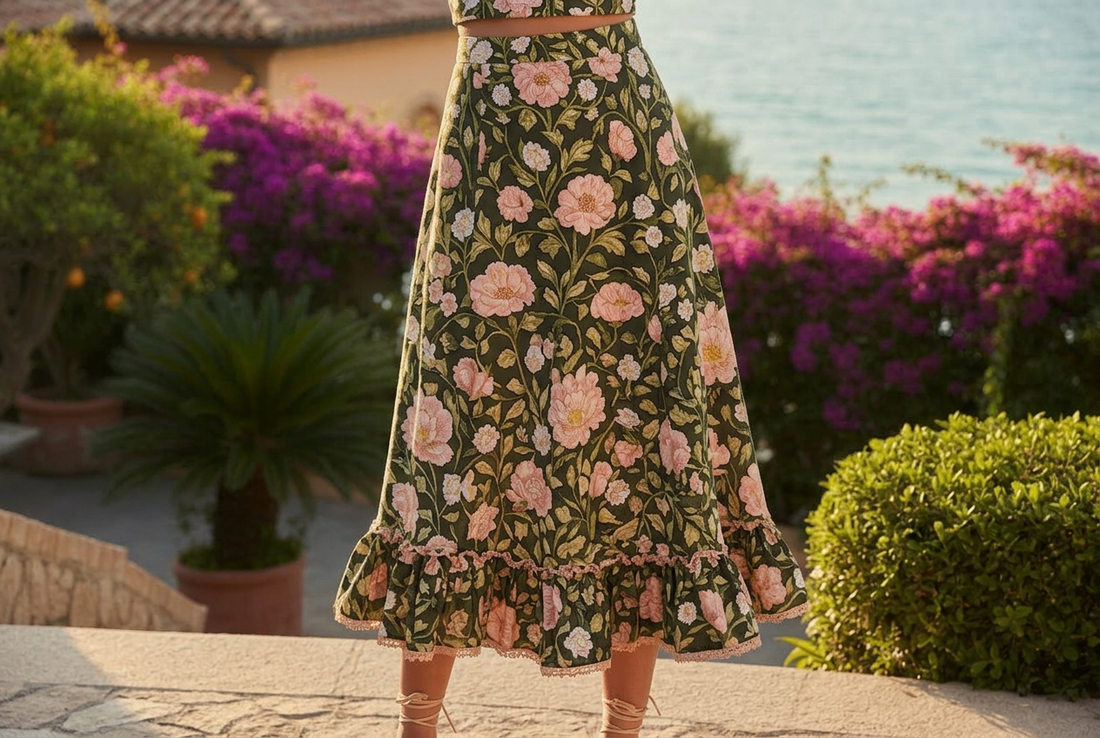 Giardina Verde Skirt