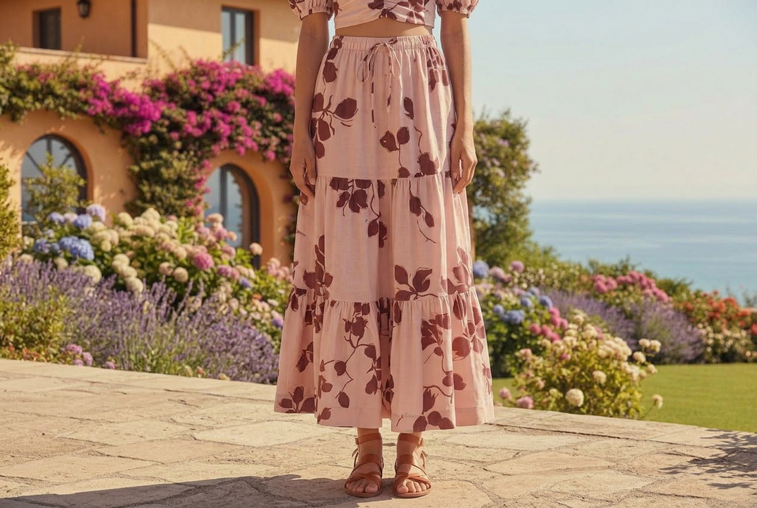 Portofino Blush Skirt