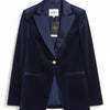 Stella Luxe Velvet Single Breasted Blazer