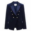 Celeste Luxe Velvet Double Breasted Blazer