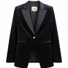 Stella Luxe Velvet Single Breasted Blazer